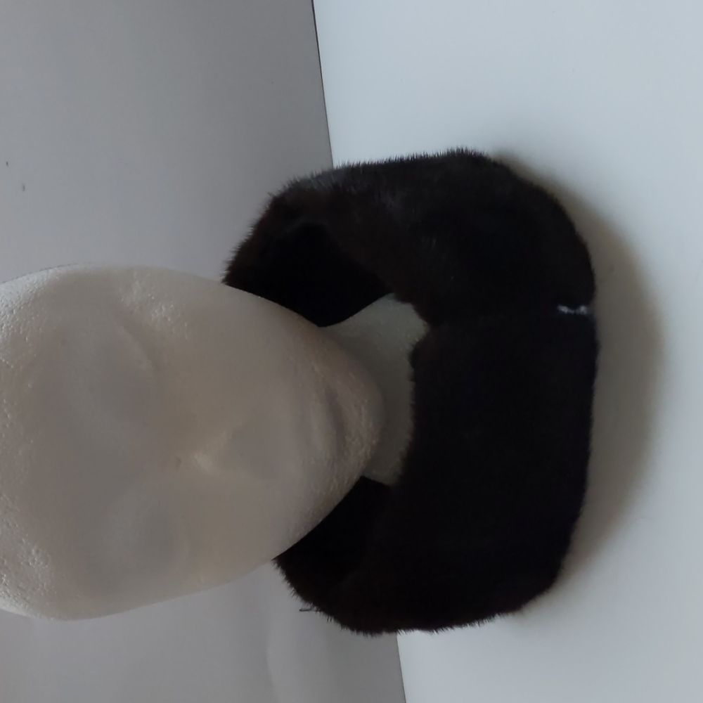 Vintage 3-inch detached brown mink collar